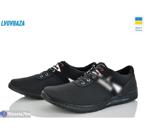 Кросівки чоловічі на весну/осінь (8 пар р.40-45) чорний  "LEOBAZA"