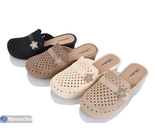 Шлепки жіночі на літо (20 пар р.37-41) мікс  "LEVLU"