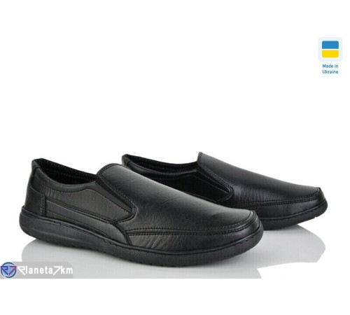 Туфлі чоловічі на весну/осінь (8 пар р.40-45) чорний  "OLLA"