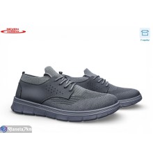 Кросівки чоловічі на літо (8 пар р.41-45) сірий  "Seven"