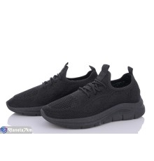 Кросівки жіночі на літо (8 пар р.36-41) чорний  "Normashoes"