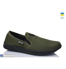 Сліпони чоловічі на літо (10 пар р.40-45) зелений  "MURMUR"