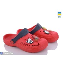 Кроки дитячі на літо (8 пар р.30-35) червоний  "MURMUR"