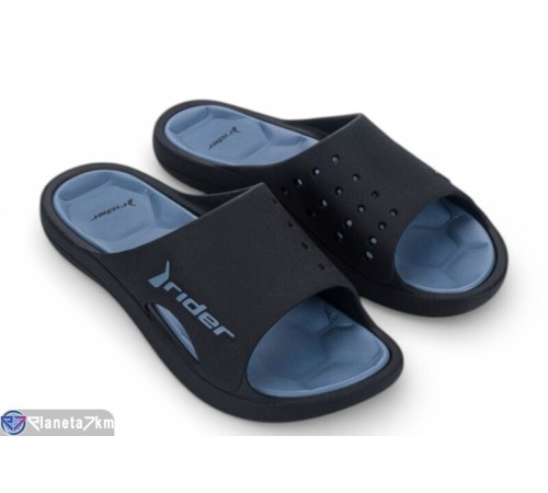 Шлепки чоловічі на літо (12 пар р.41-49) чорний  "FABIO"