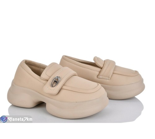 Дитячі туфлі на весну/осінь (8 пар р.31-38) бежевий  "Laifakids"