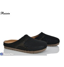 Шлепки жіночі на літо (8 пар р.36-41) чорний  "DIXA"