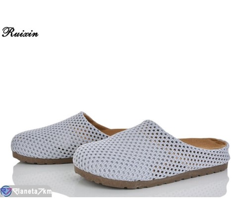 Шлепки жіночі на літо (8 пар р.36-41) сірий  "DIXA"