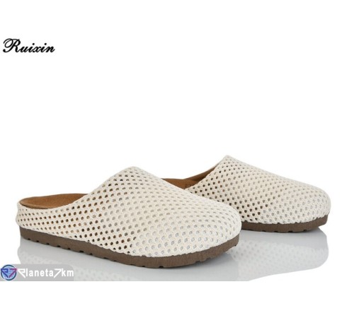 Шлепки жіночі на літо (8 пар р.36-41) бежевий  "DIXA"