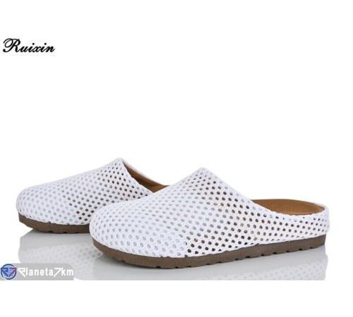 Шлепки жіночі на літо (8 пар р.36-41) білий  "DIXA"