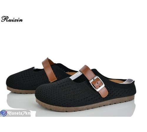 Шлепки жіночі на літо (8 пар р.36-41) чорний  "DIXA"