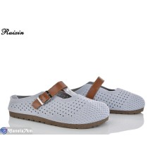 Шлепки жіночі на літо (8 пар р.36-41) сірий  "DIXA"