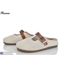 Шлепки жіночі на літо (8 пар р.36-41) бежевий  "DIXA"