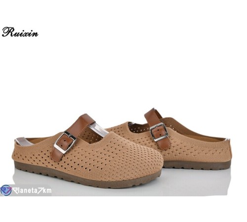 Шлепки жіночі на літо (8 пар р.36-41) коричневий  "DIXA"