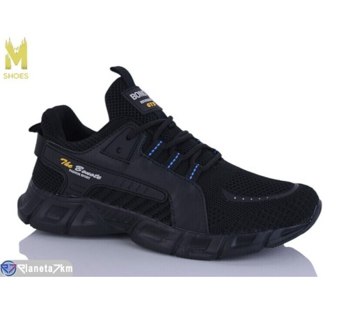 Кросівки чоловічі на весну/осінь (8 пар р.41-46) чорний  "M.Shoes"