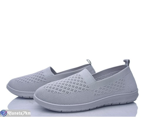 Сліпони жіночі на літо (8 пар р.37-41) сірий  "Emin"