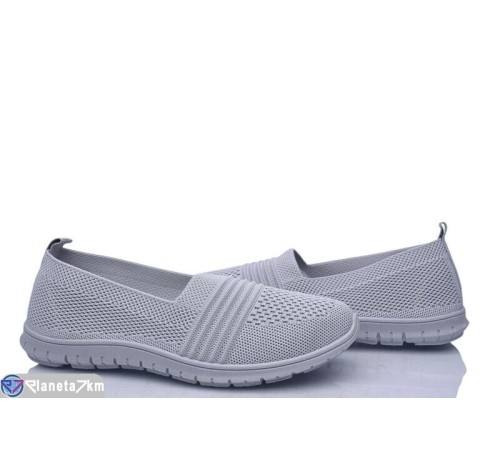 Сліпони жіночі на літо (8 пар р.37-41) сірий  "Emin"