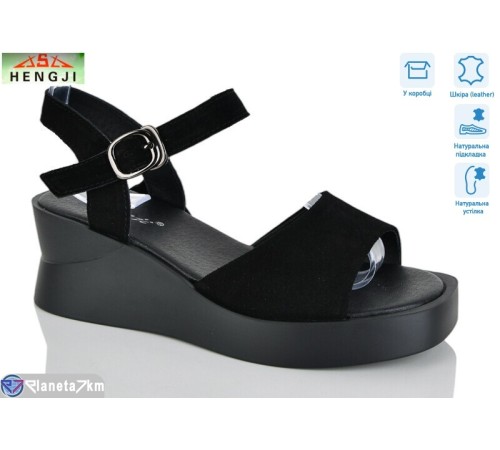 Босоніжки жіночі на літо (8 пар р.36-41) чорний  "HENGJI-ELENA"