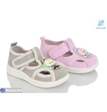 Тапки дитячі на літо (12 пар р.21-26) мікс  "Lilin"