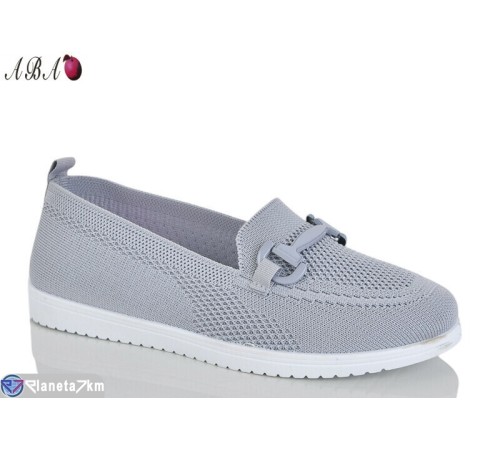 Туфлі жіночі на літо (8 пар р.36-41) сірий  "Aba"