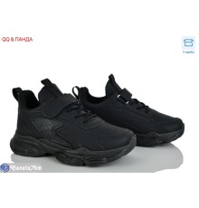 Дитячі кросівки на весну/осінь (6 пар р.32-37) чорний  "QQ&Панда"