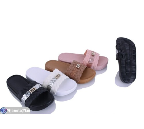 Шлепки жіночі на літо (6 пар р.36-41) мікс  "Ladmir"