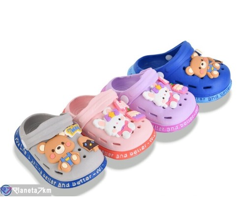 Кроки дитячі на літо (12 пар р.18-23) мікс  "LUXORIS"