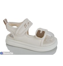 Дитячі босоніжки на літо (8 пар р.26-31) бежевий  "Lilin"