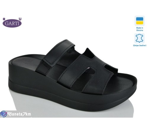 Шлепки жіночі на літо (6 пар р.36-40) чорний  "Garti"