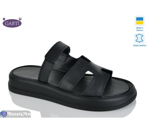 Шлепки жіночі на літо (6 пар р.36-40) чорний  "Garti"