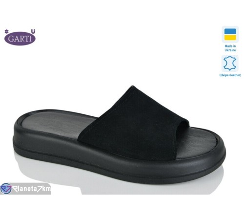 Шлепки жіночі на літо (6 пар р.36-40) чорний  "Garti"