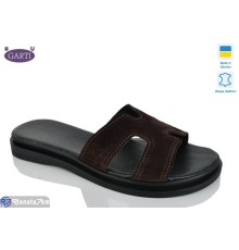 Шлепки жіночі на літо (6 пар р.36-40) коричневий  "Garti"