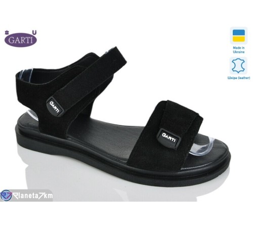 Босоніжки жіночі на літо (6 пар р.36-40) чорний  "Garti"