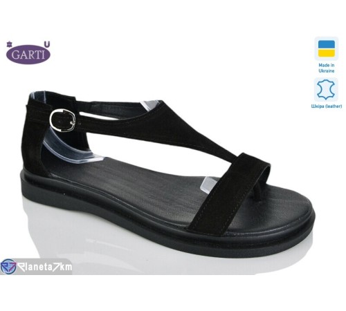 Босоніжки жіночі на літо (6 пар р.36-40) чорний  "Garti"