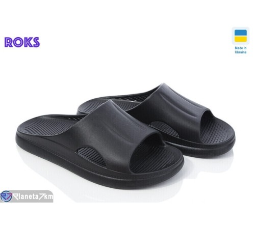 Шлепки жіночі на літо (8 пар р.37-40) чорний  "Roks"