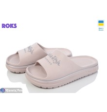 Шлепки жіночі на літо (8 пар р.37-40) рожевий  "Roks"