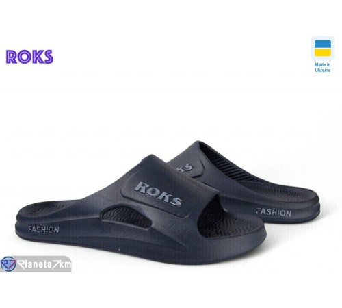 Шлепки чоловічі на літо (8 пар р.41-44) синій  "Roks"