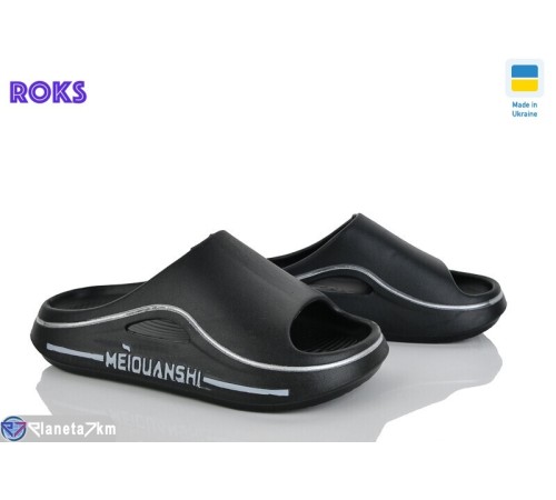 Шлепки жіночі на літо (8 пар р.37-40) чорний  "Roks"