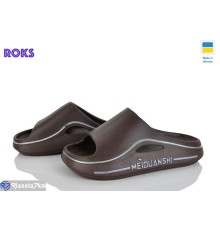 Шлепки жіночі на літо (8 пар р.37-40) коричневий  "Roks"