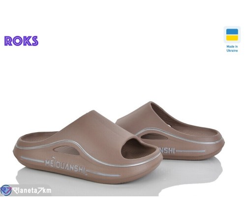 Шлепки жіночі на літо (8 пар р.37-40) коричневий  "Roks"