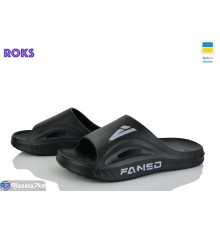 Шлепки чоловічі на літо (8 пар р.41-44) чорний  "Roks"