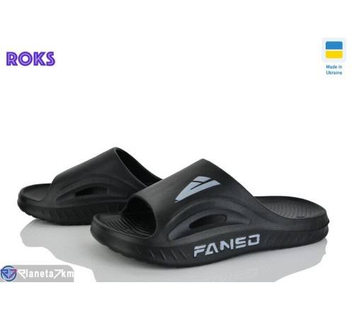 Шлепки чоловічі на літо (8 пар р.41-44) чорний  "Roks"