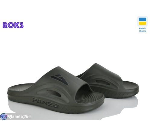 Шлепки чоловічі на літо (8 пар р.41-44) зелений  "Roks"