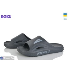 Шлепки чоловічі на літо (8 пар р.41-44) сірий  "Roks"