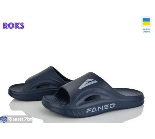 Шлепки чоловічі на літо (8 пар р.41-44) синій  "Roks"