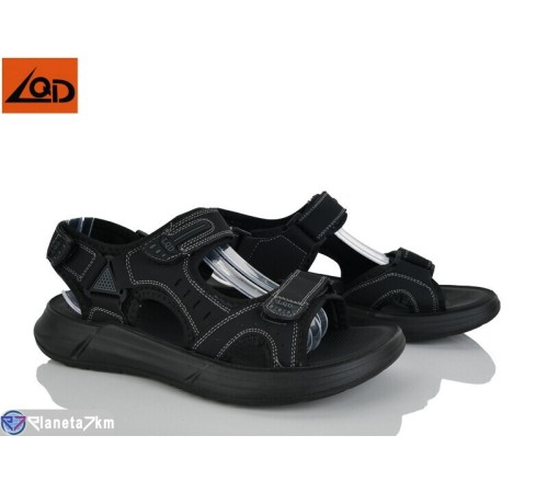 Сандалі чоловічі на літо (8 пар р.40-45) чорний  "Dolli"