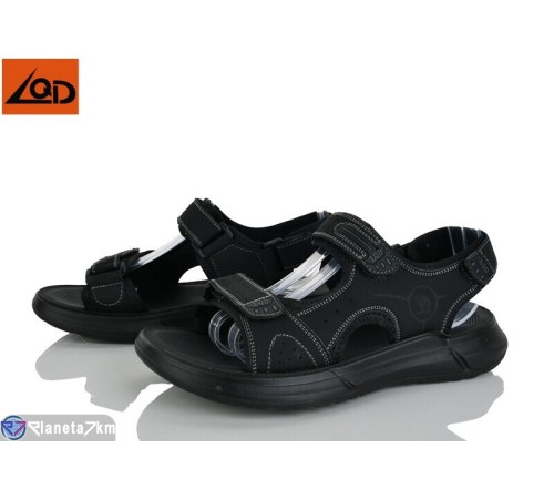 Сандалі чоловічі на літо (8 пар р.40-45) чорний  "Dolli"