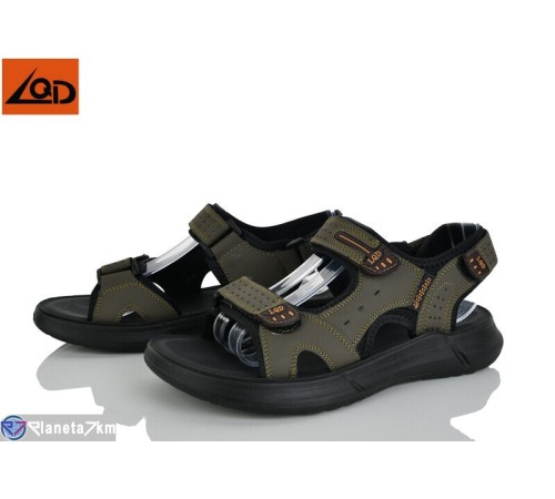 Сандалі чоловічі на літо (8 пар р.40-45) зелений  "Dolli"