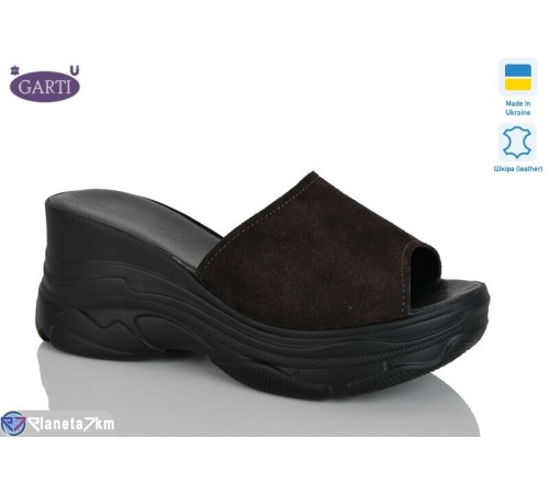 Шлепки жіночі на літо (6 пар р.36-40) коричневий  "Garti"