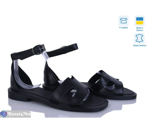 Босоніжки жіночі на літо (6 пар р.36-40) чорний  "Linda"