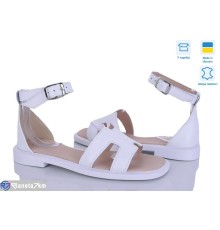 Босоніжки жіночі на літо (6 пар р.36-40) білий  "Linda"